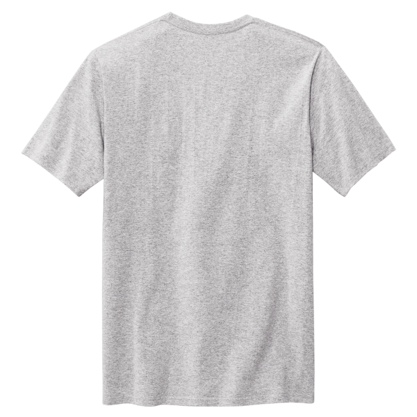 Volunteer Knitwear All American Pocket Tee, Athletic Heather, Back view