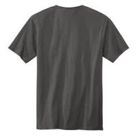 Volunteer Knitwear All American Pocket Tee, Grey Steel, Back view