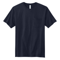 Volunteer Knitwear All American Pocket Tee, Strong Navy, Front view