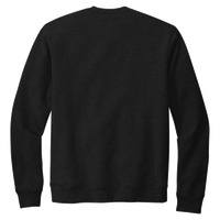 Volunteer Knitwear Chore Fleece Crewneck, Deep Black, Back view