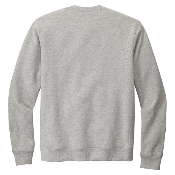 Volunteer Knitwear Chore Fleece Crewneck, Heather Grey, Back view