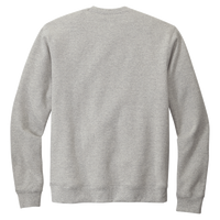 Volunteer Knitwear Chore Fleece Crewneck, Heather Grey, Back view