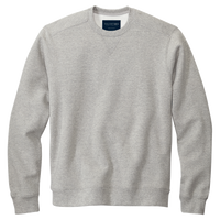 Volunteer Knitwear Chore Fleece Crewneck, Heather Grey, Front view