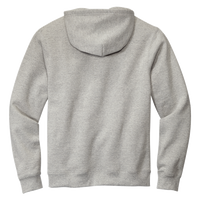 Volunteer Knitwear Chore Fleece Pullover Hoodie, Heather Grey, Back view