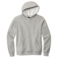 Volunteer Knitwear Chore Fleece Pullover Hoodie, Heather Grey, Front view