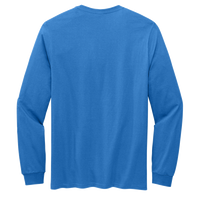 Volunteer Knitwear Chore Long Sleeve Tee, True Royal, Back view
