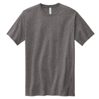 Volunteer Knitwear Chore Tee, Dark Heather Grey, Front view