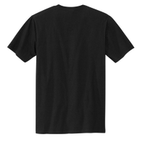 Volunteer Knitwear Chore Tee, Deep Black, Back view