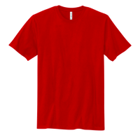 Volunteer Knitwear Chore Tee, Flag Red, Front view