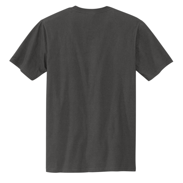 Volunteer Knitwear Chore Tee, Grey Steel, Back view