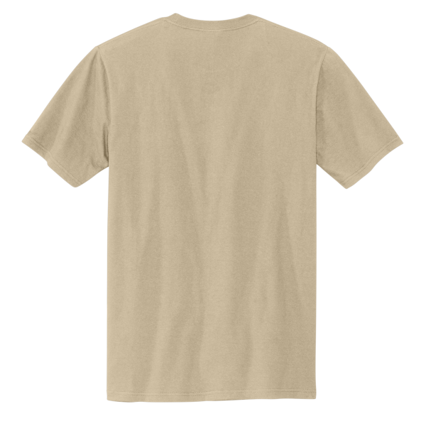 Volunteer Knitwear Chore Tee, Sand Dune, Back view