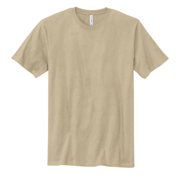 Volunteer Knitwear Chore Tee, Sand Dune, Front view