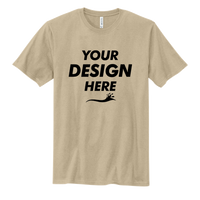 Volunteer Knitwear Chore Tee, Sand Dune, Front view, Mockup