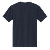 Volunteer Knitwear Chore Tee, Strong Navy, Back view