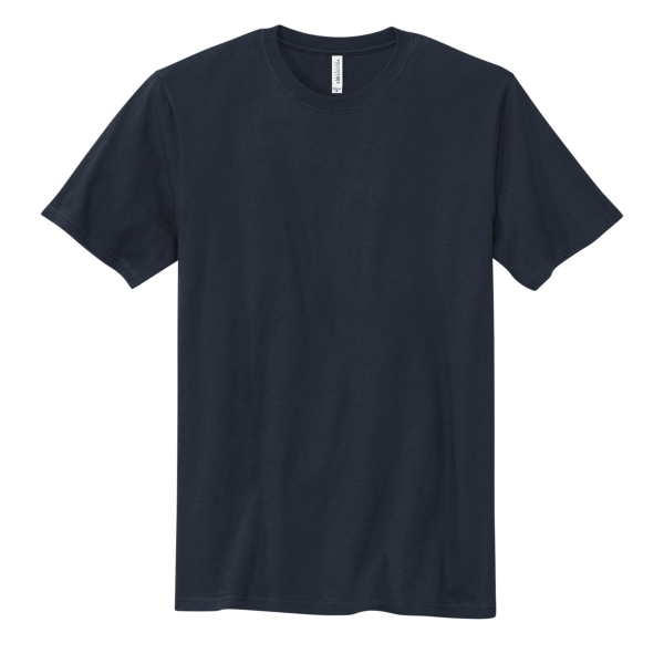 Volunteer Knitwear Chore Tee, Strong Navy, Front view