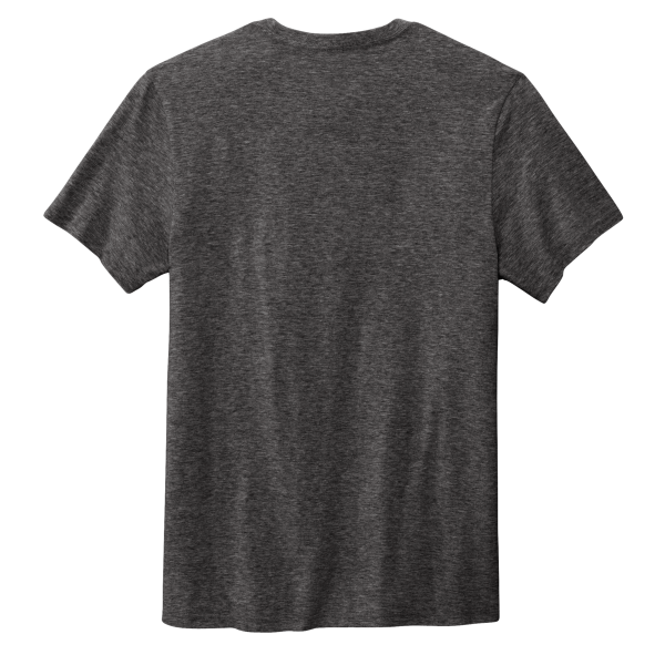 Volunteer Knitwear Daily Tee, Dark Heather Grey, Back view