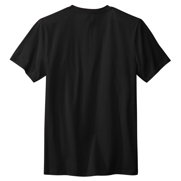 Volunteer Knitwear Daily Tee, Deep Black, Back view