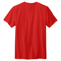 Volunteer Knitwear Daily Tee, Flag Red, Back view