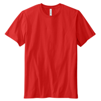 Volunteer Knitwear Daily Tee, Flag Red, Front view