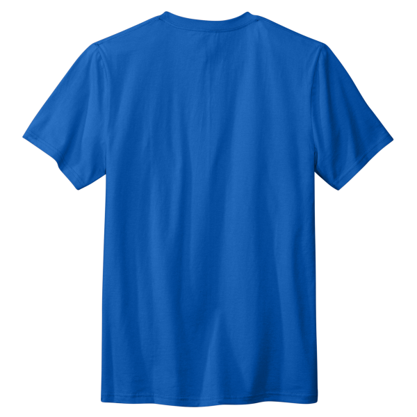 Volunteer Knitwear Daily Tee, True Royal, Back view