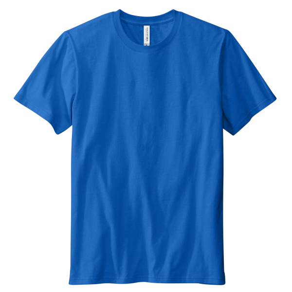 Volunteer Knitwear Daily Tee, True Royal, Front view