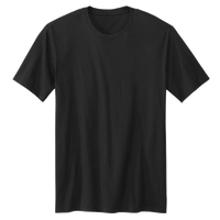 Volunteer Knitwear Tri Tee, Deep Black Solid, Front view