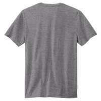 Volunteer Knitwear Tri Tee, Grey Heather, Back view