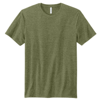 Volunteer Knitwear Tri Tee, Military Green Heather, Front view