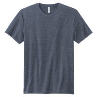 Volunteer Knitwear Tri Tee, Navy Heather, Front view