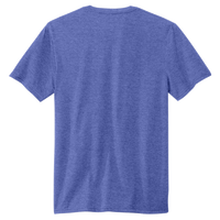 Volunteer Knitwear Tri Tee, True Royal Heather, Back view