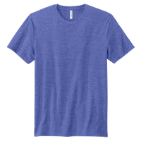 Volunteer Knitwear Tri Tee, True Royal Heather, Front view