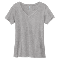 Volunteer Knitwear Women's Daily V Neck Tee, Athletic Heather, Front view