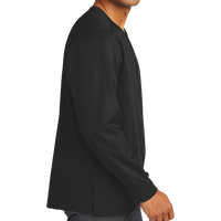 Wink Unisex WorkFlex Snap Front Scrub Jacket, Black, Right Sleeve view