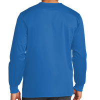 Wink Unisex WorkFlex Snap Front Scrub Jacket, Royal, Back view