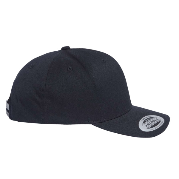 YP Classics CVC Snapback Cap, Black, Right Side view