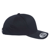YP Classics CVC Snapback Cap, Black, Right Side view