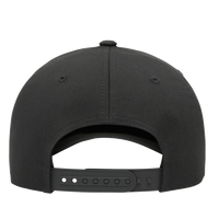YP Classics CVC Snapback Cap, Charcoal, Back view