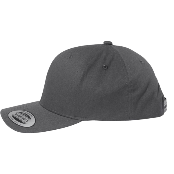 YP Classics CVC Snapback Cap, Charcoal, Left Side view