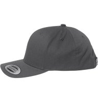YP Classics CVC Snapback Cap, Charcoal, Left Side view