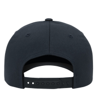 YP Classics CVC Snapback Cap, Navy, Back view
