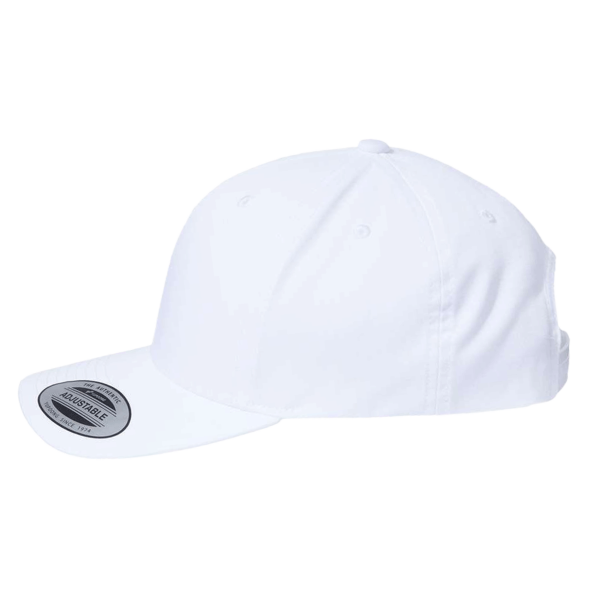 YP Classics CVC Snapback Cap, White, Left Side view