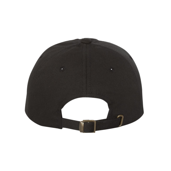 YP Classics Classic Dad Hat, Black, Back view