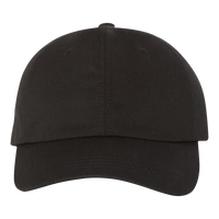 YP Classics Classic Dad Hat, Black, Front view
