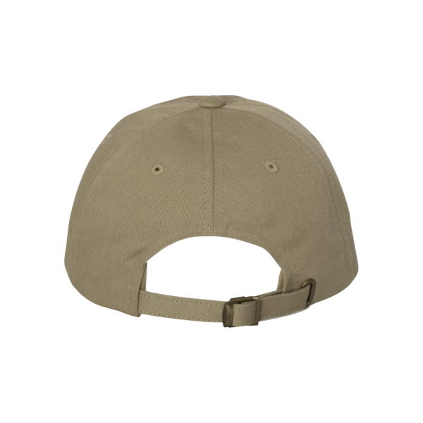 YP Classics Classic Dad Hat, Khaki, Back view