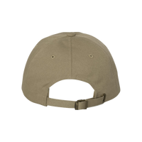 YP Classics Classic Dad Hat, Khaki, Back view