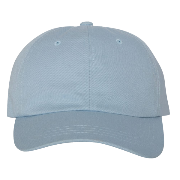 YP Classics Classic Dad Hat, Light Blue, Front view