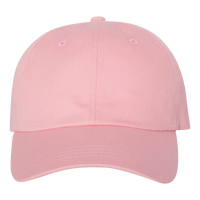 YP Classics Classic Dad Hat, Pink, Front view