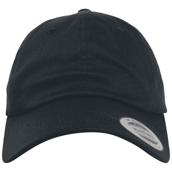 YP Classics EcoWash™ Dad Hat, Black, Front view