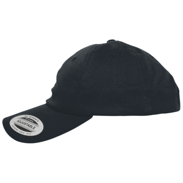 YP Classics EcoWash™ Dad Hat, Black, Left Side view