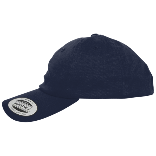 YP Classics EcoWash™ Dad Hat, Navy, Left Side view